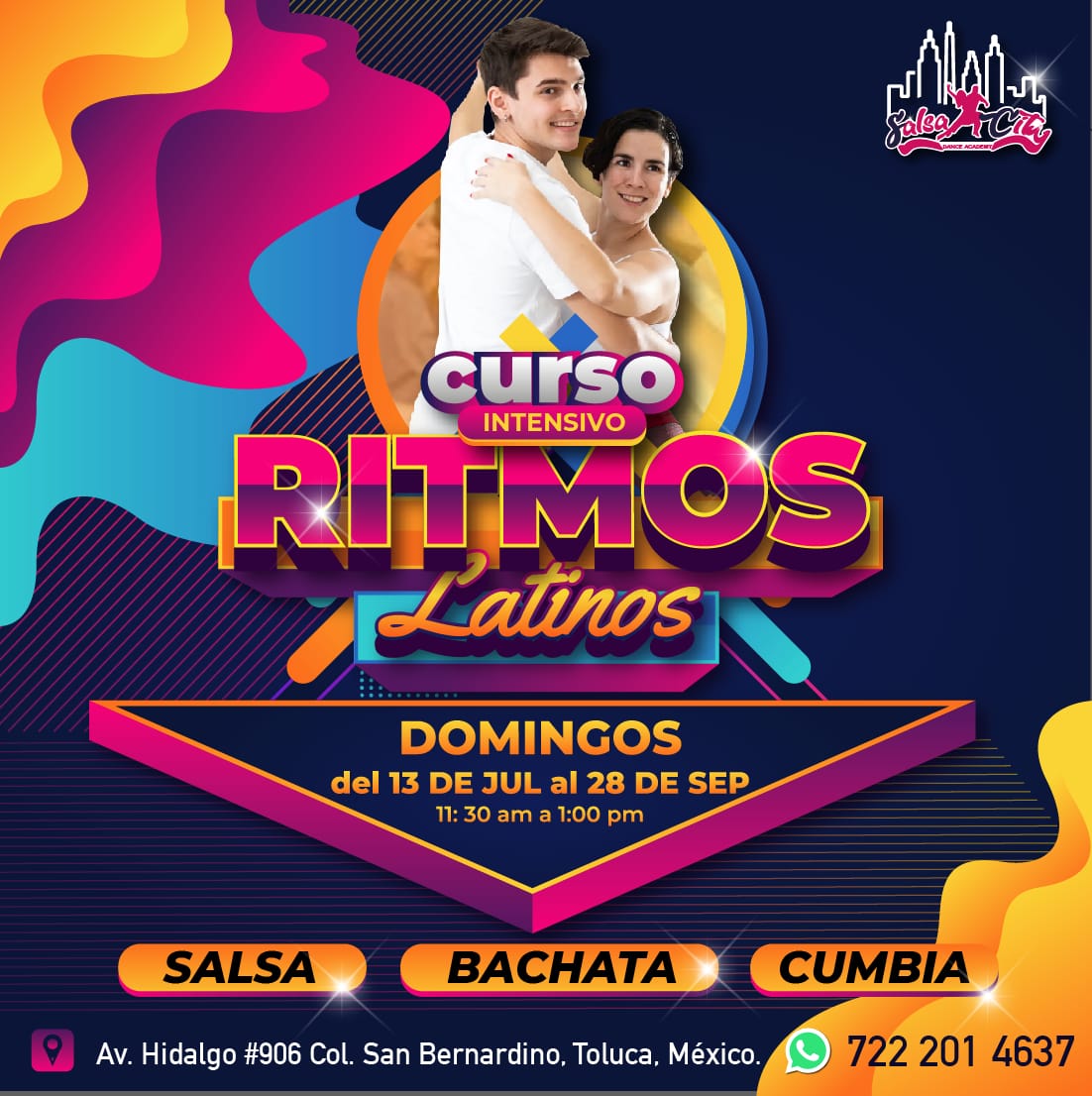 CURSO INTENSIVO EN DOMINGO DE RITMOS LATINOS