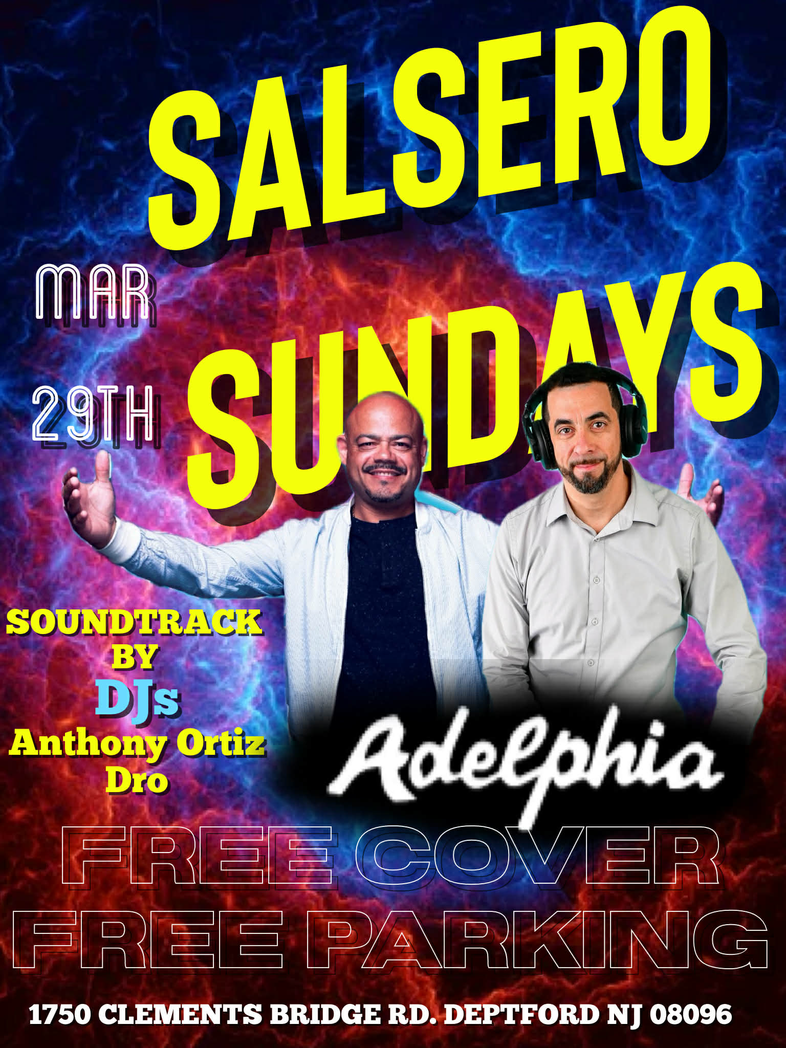 Salseros Sunday's @ Adelphia w DJ Dro & DJ Anthony Ortiz