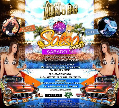 ☆☆ SALSA & HOOKAH PARTY☆☆ LIME LIGHT & TUMBAO INVITANO