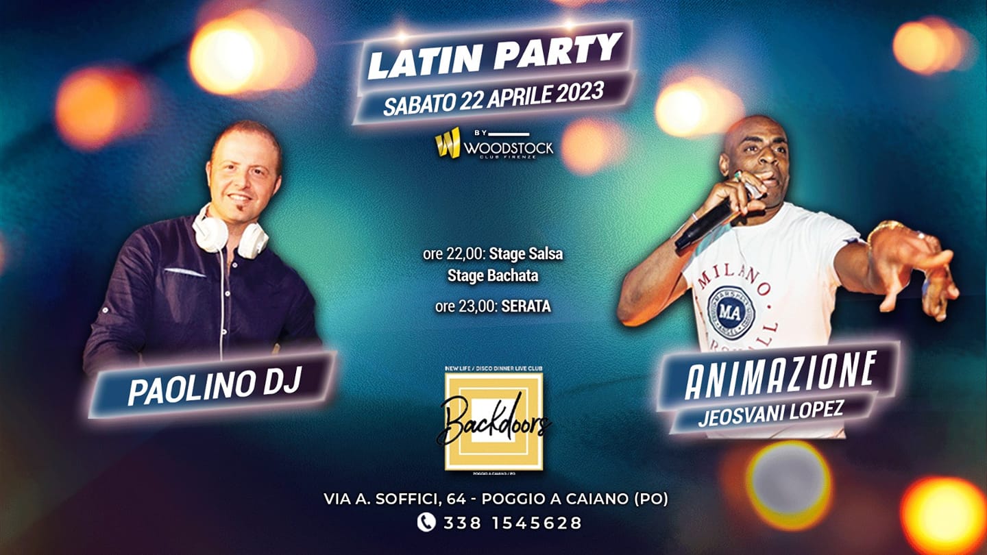 LATIN PARTY @ BACKDOORS by Woodstock