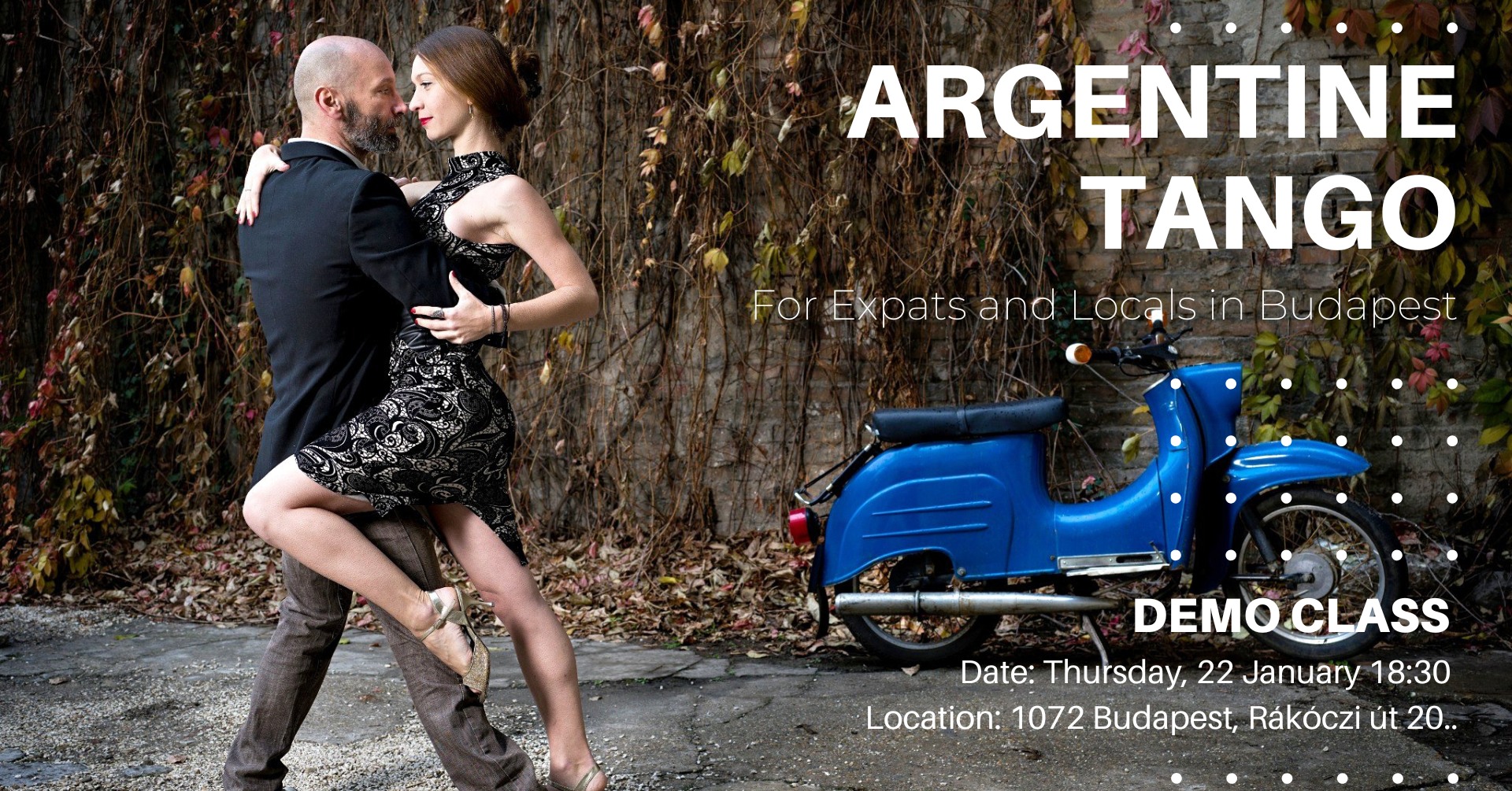 Argentine Tango: Beginner Trial Class for Expats and Locals