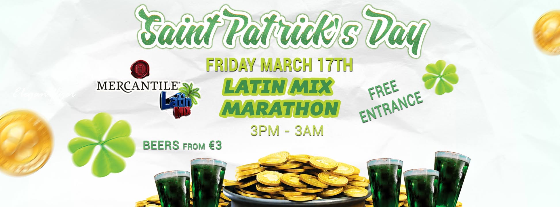 Saint Patrick day LatinMix Marathon