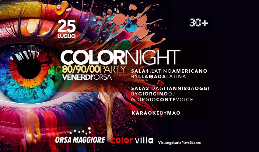 Color night @ Venerdi Orsa Maggiore