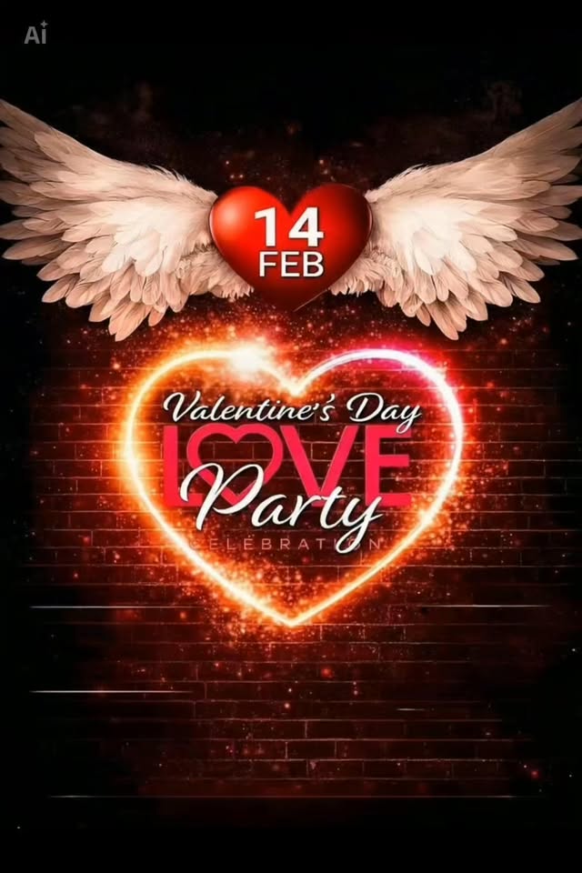 San Valentín Day Love Party