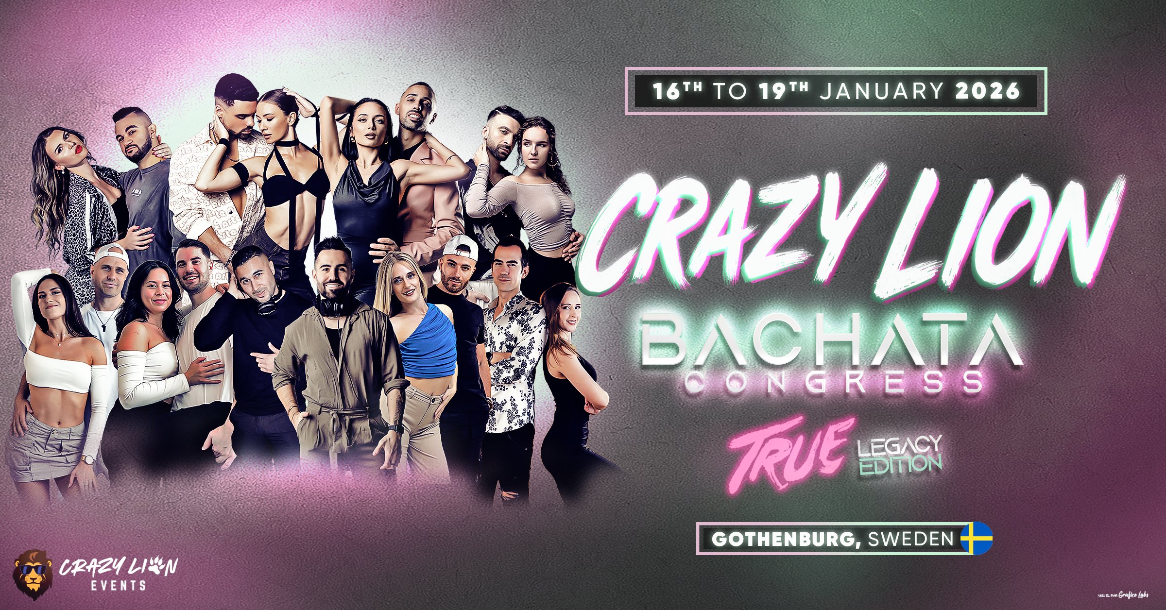 Crazy Lion Bachata Congress 16-19th Jan 2026