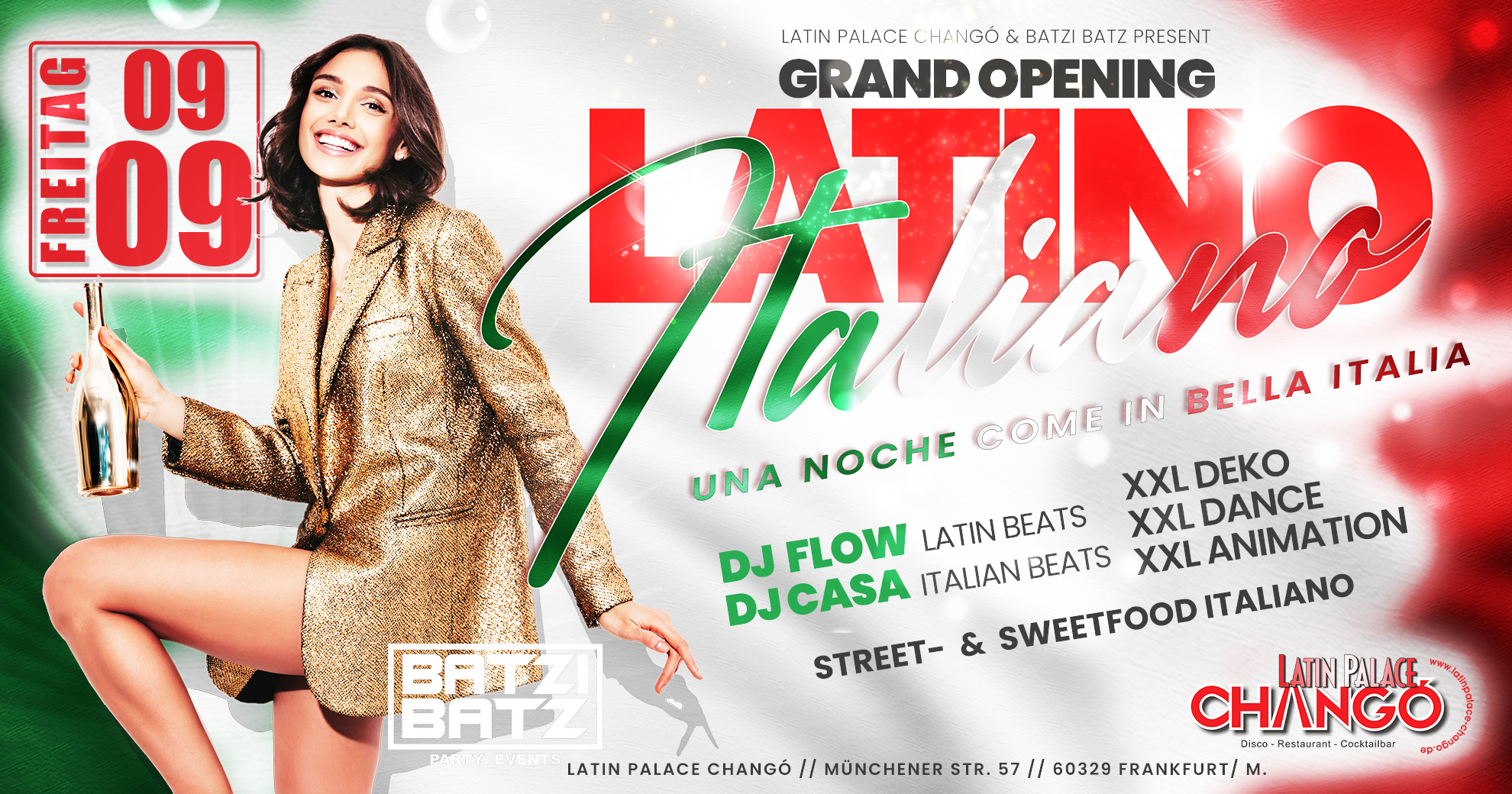 GRAND OPENING LATINO ITALIANO