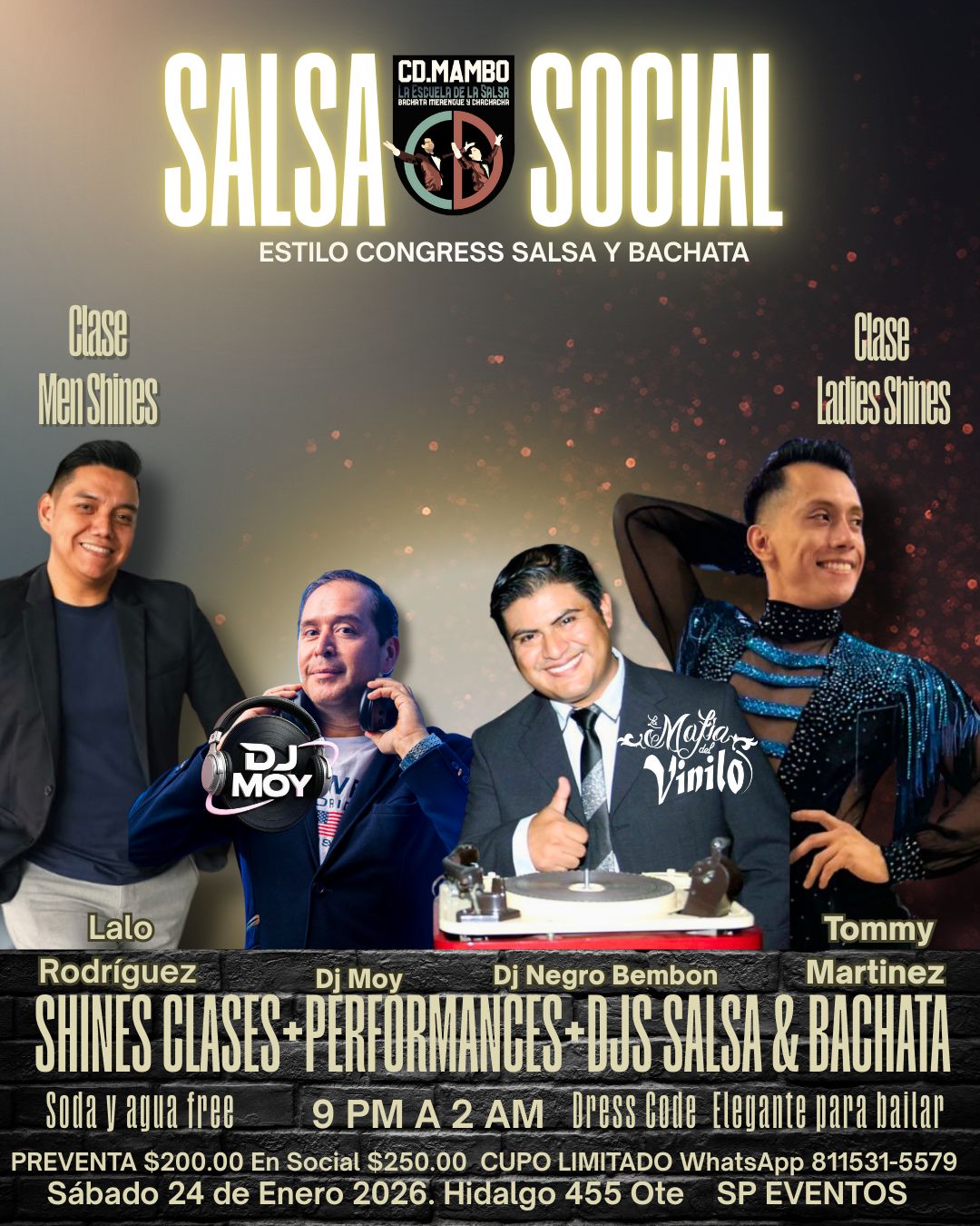 SALSA SOCIAL ESTILO CONGRESS
