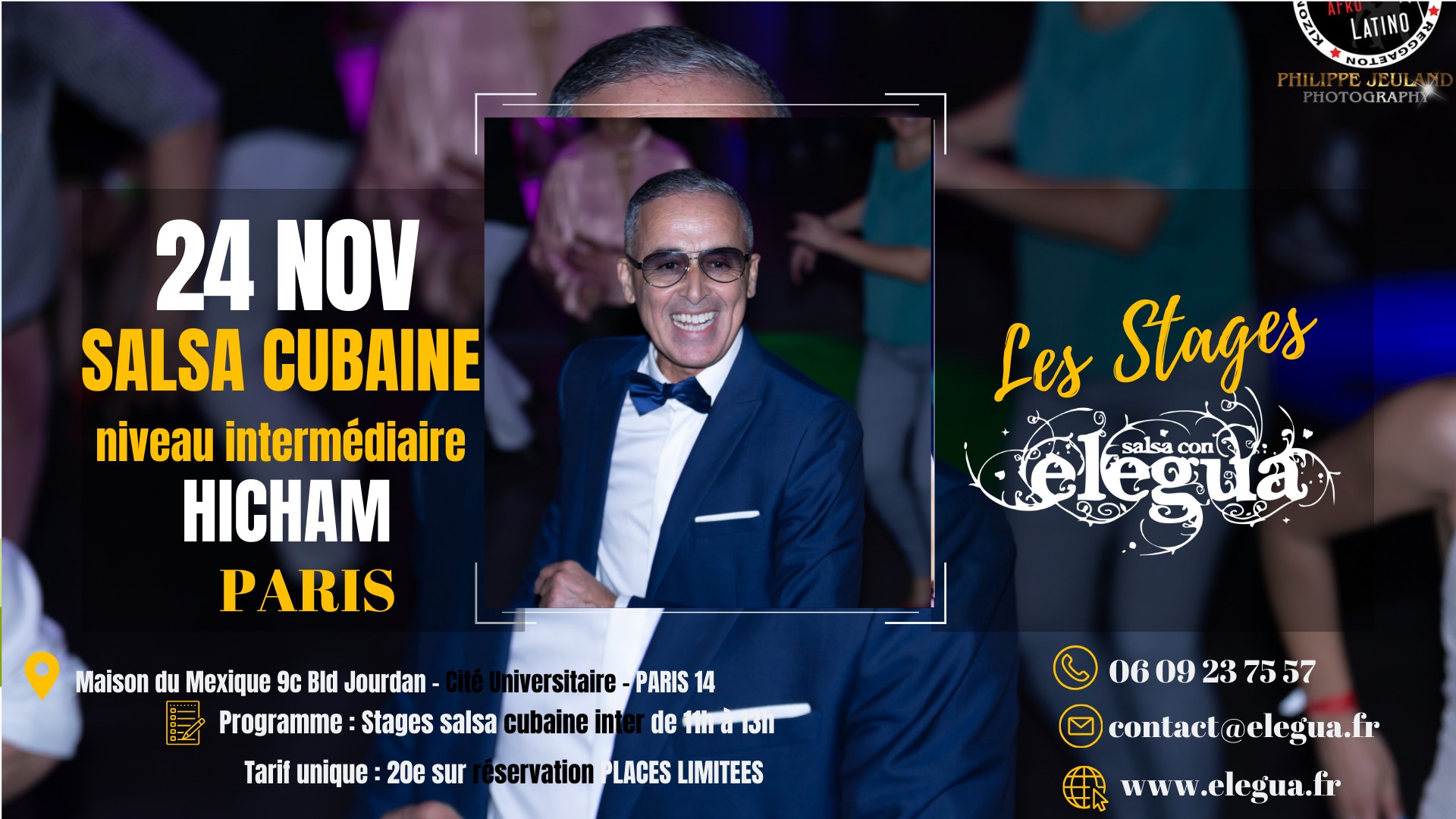 Stages salsa cubaine avec Hicham à Paris