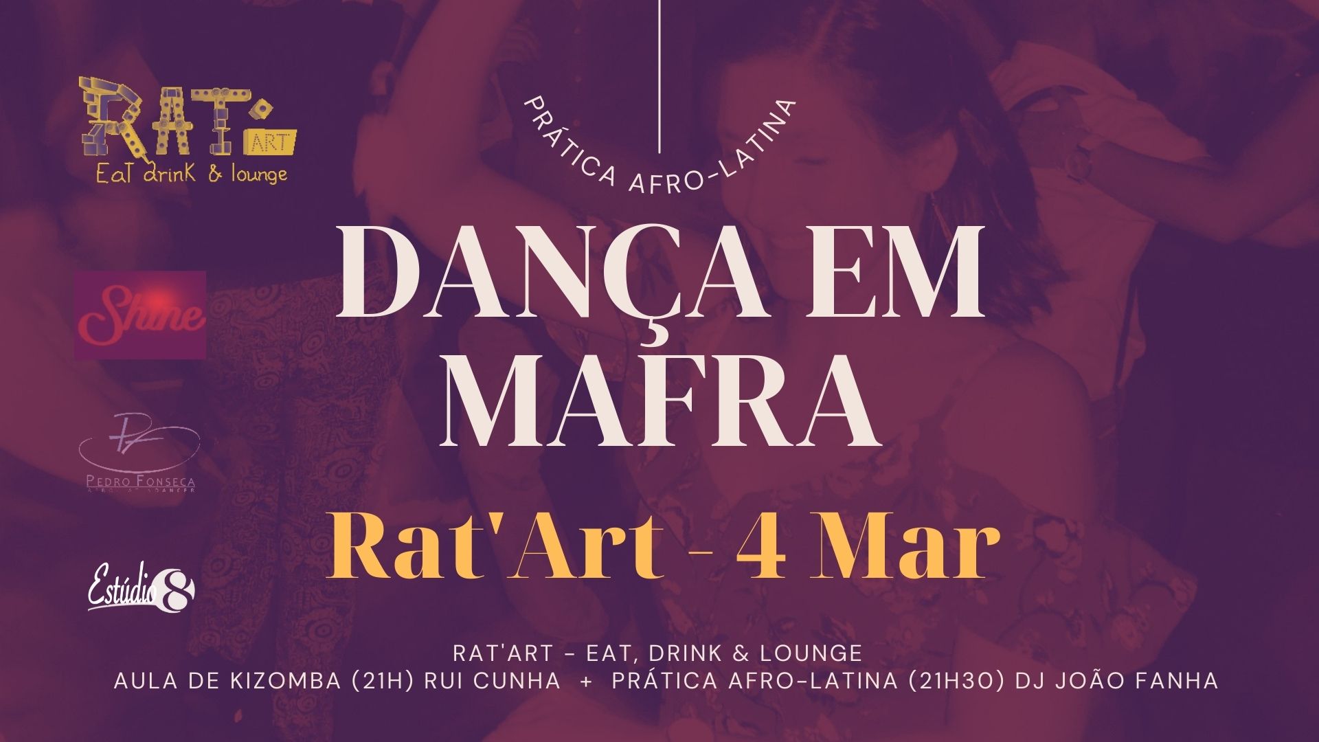 ★ 6º Dança em Mafra - Aula de Salsa e Prática Afro-Latina no Rat'Art★