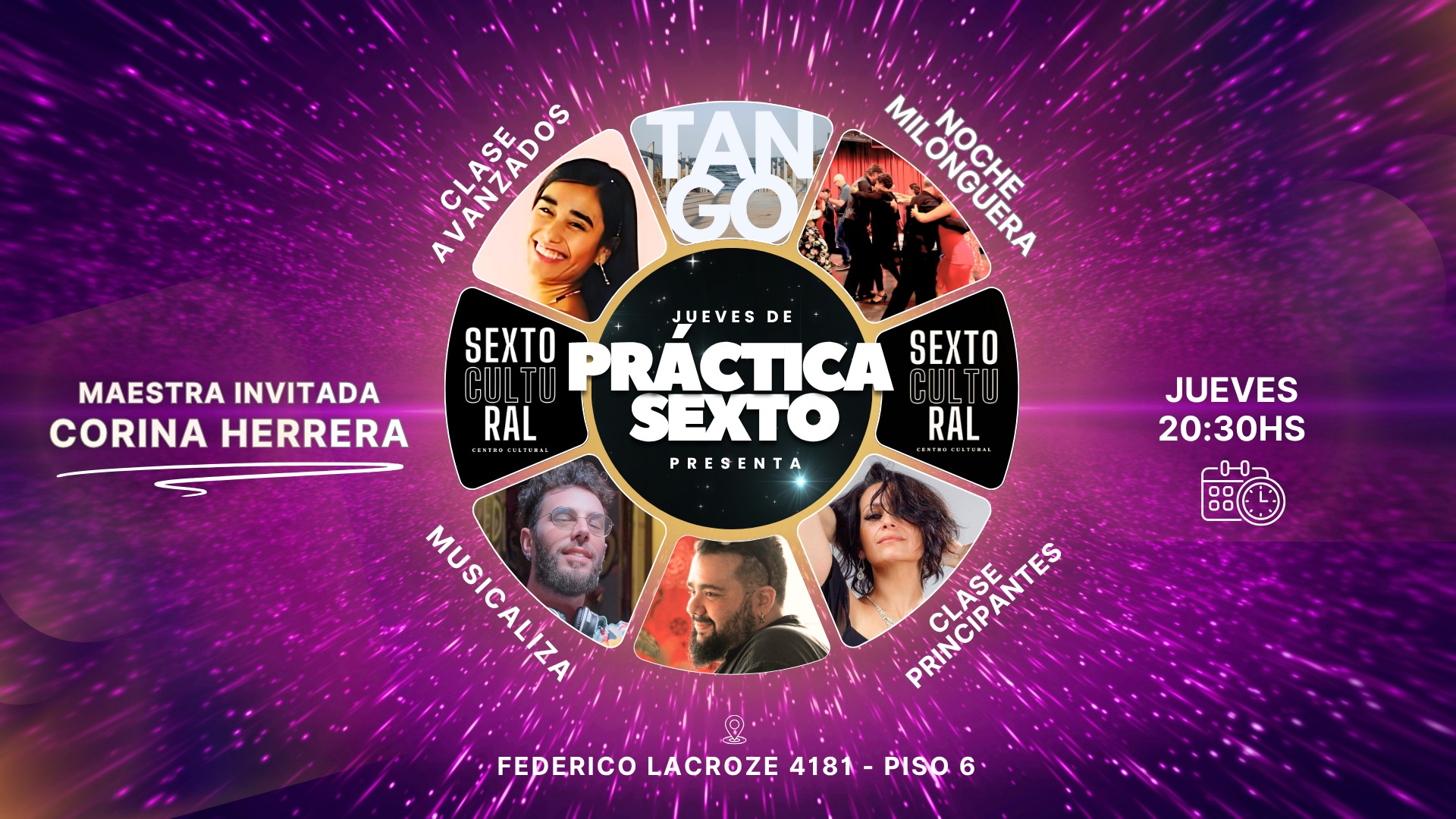 🔥El jueves 3 de julio el Sexto Cultural te espera con un programa espectacular ❤️