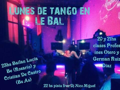 Lunes de Tango. Baila Lucia Be y Cristian De Castro