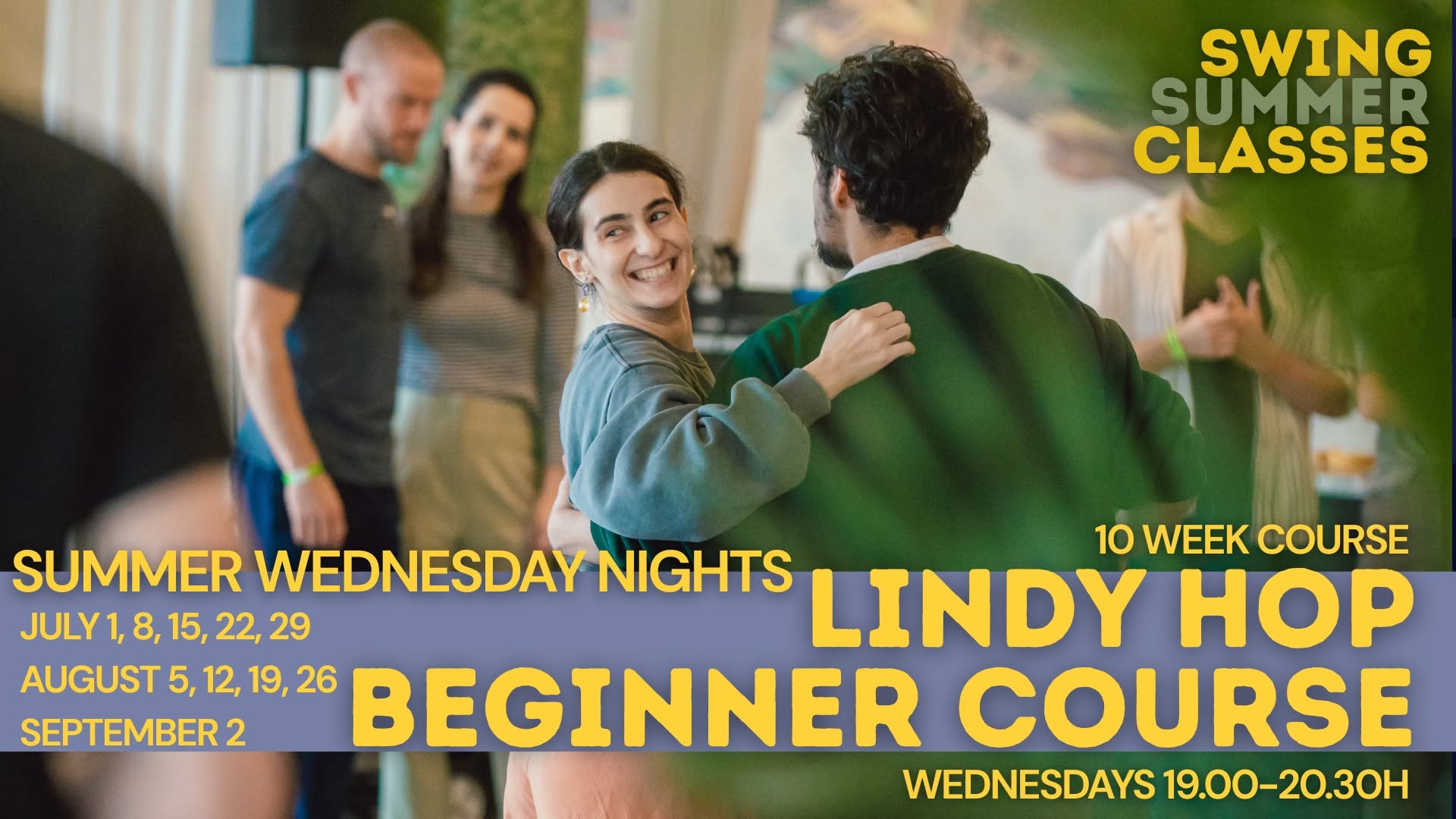 Lindy Hop Beginner Level 1 Course (EARLY BIRD ENDS 17 June)