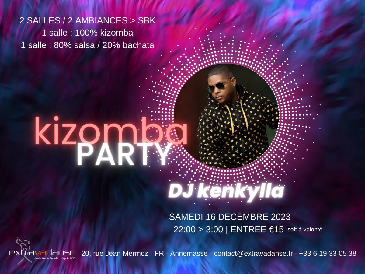 Soirée Kiz à Extravadanse (2ème salle Salsa Bachata)
