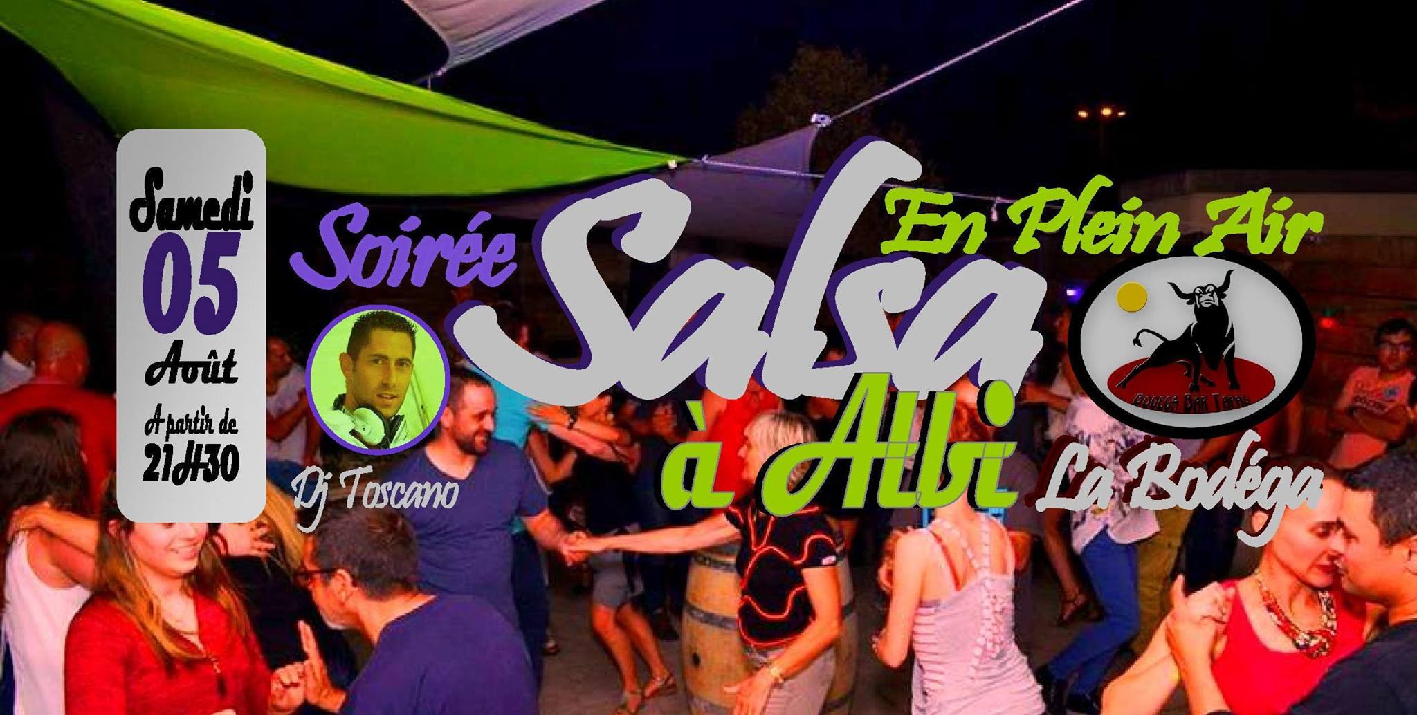 Soirée Salsa en Plein Air à La Bodéga à Albi le Samedi 5 Août