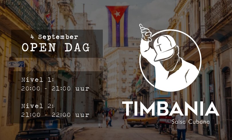 Open Dag - gratis proeflessen Cubaanse Salsa