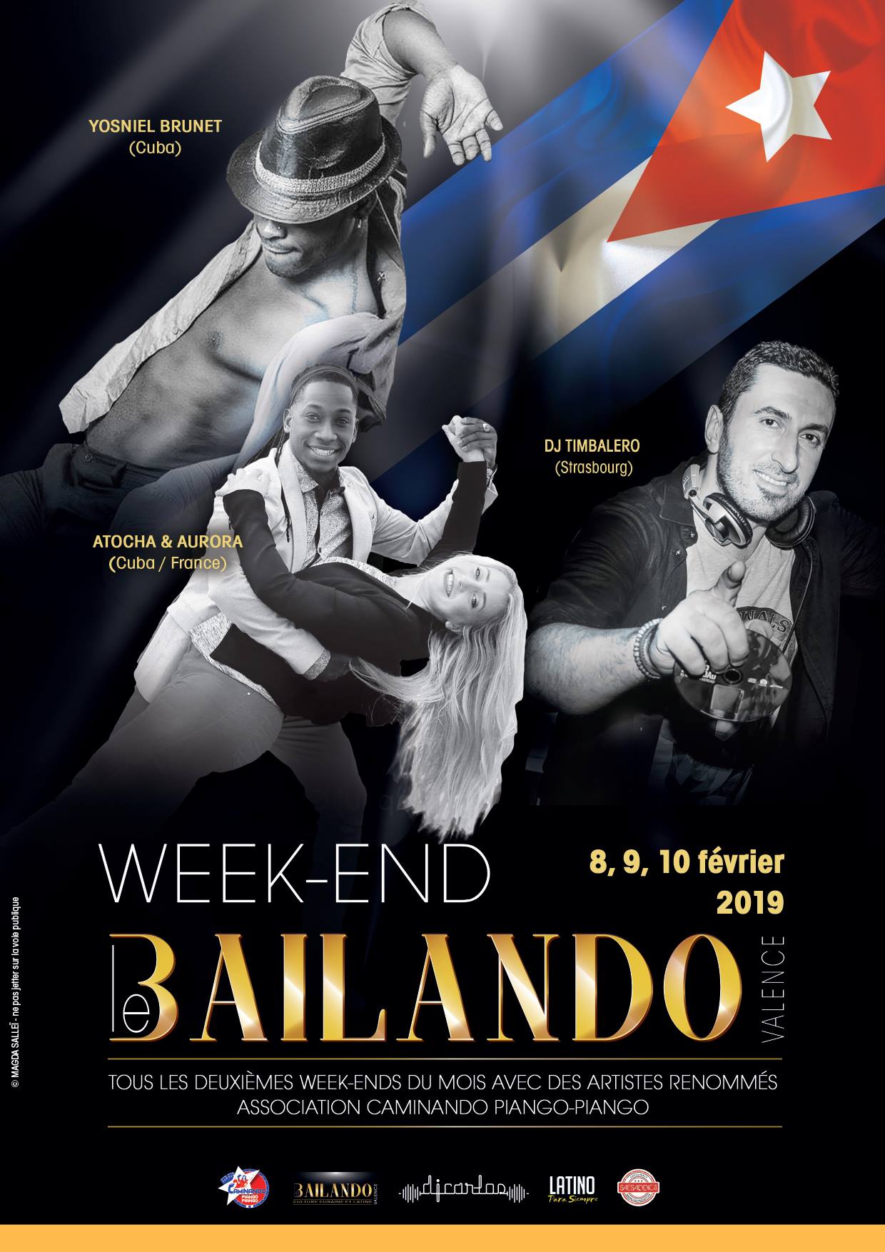 Week-end Bailando Valence 8, 9, 10 février