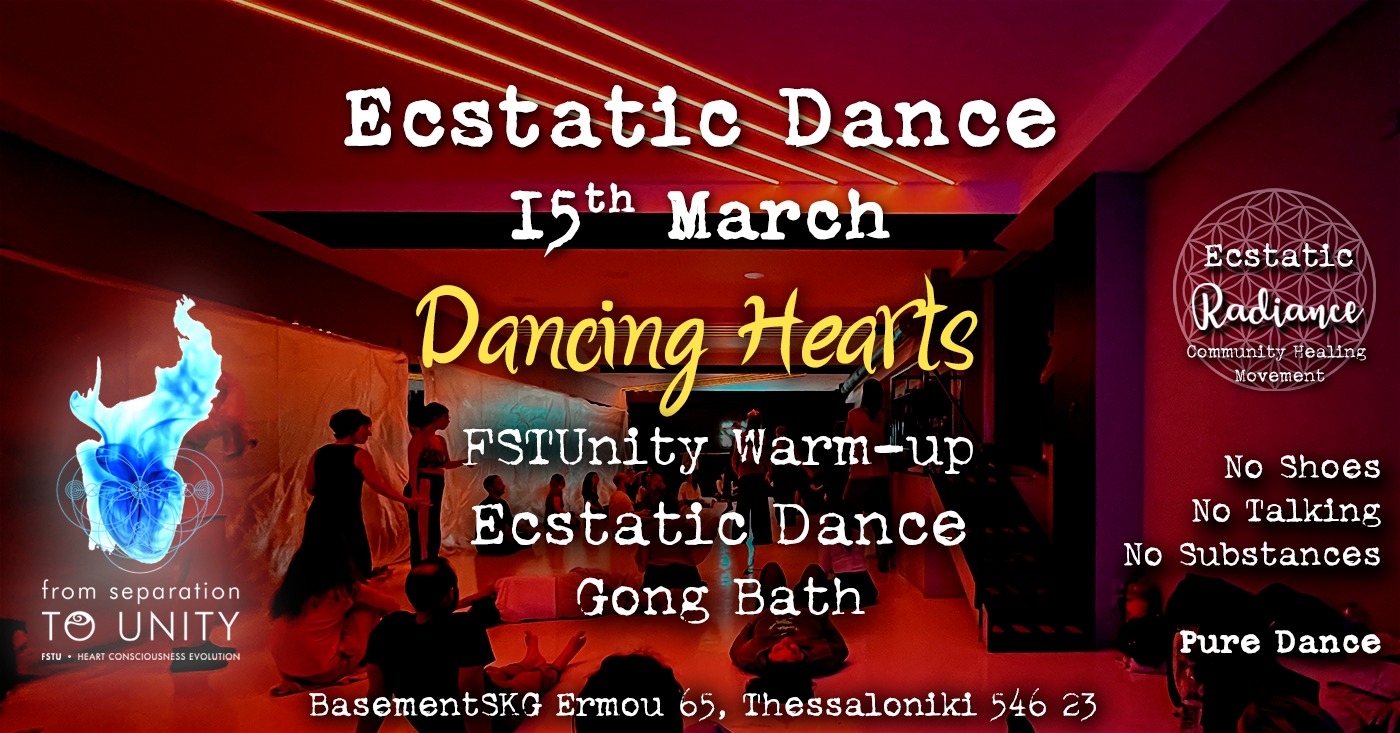 ECSTATIC DANCE SKG ❤️ Dancing Hearts with Mridu, FSTUnity Warm-up & Gong Bath