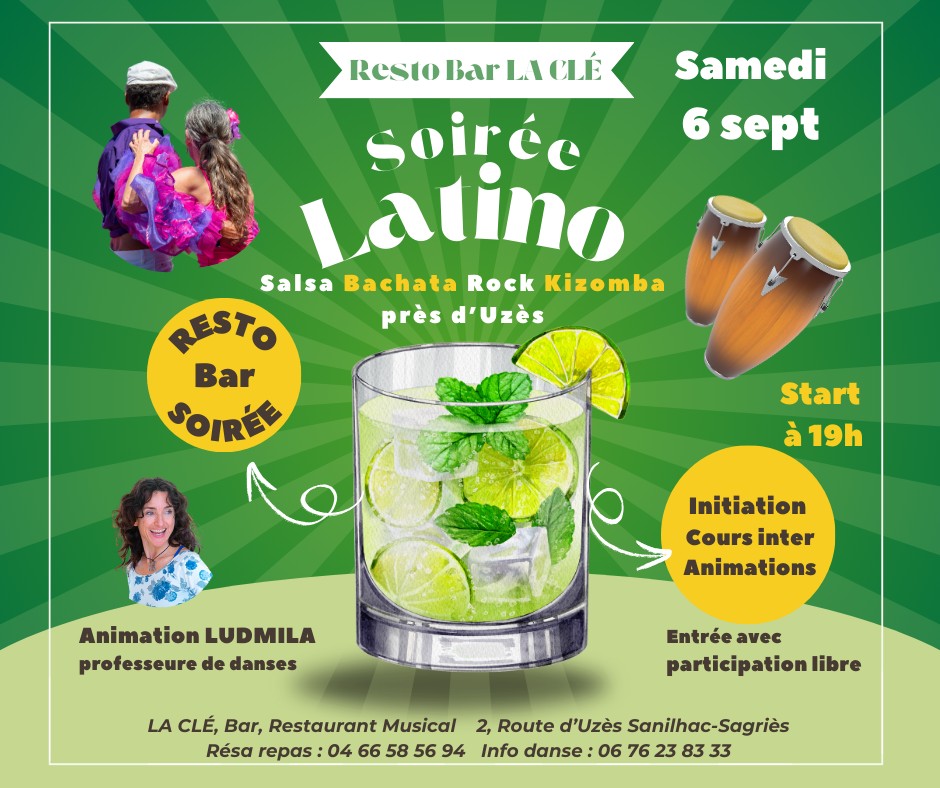 Soirée Latino SBRK près d'Uzès