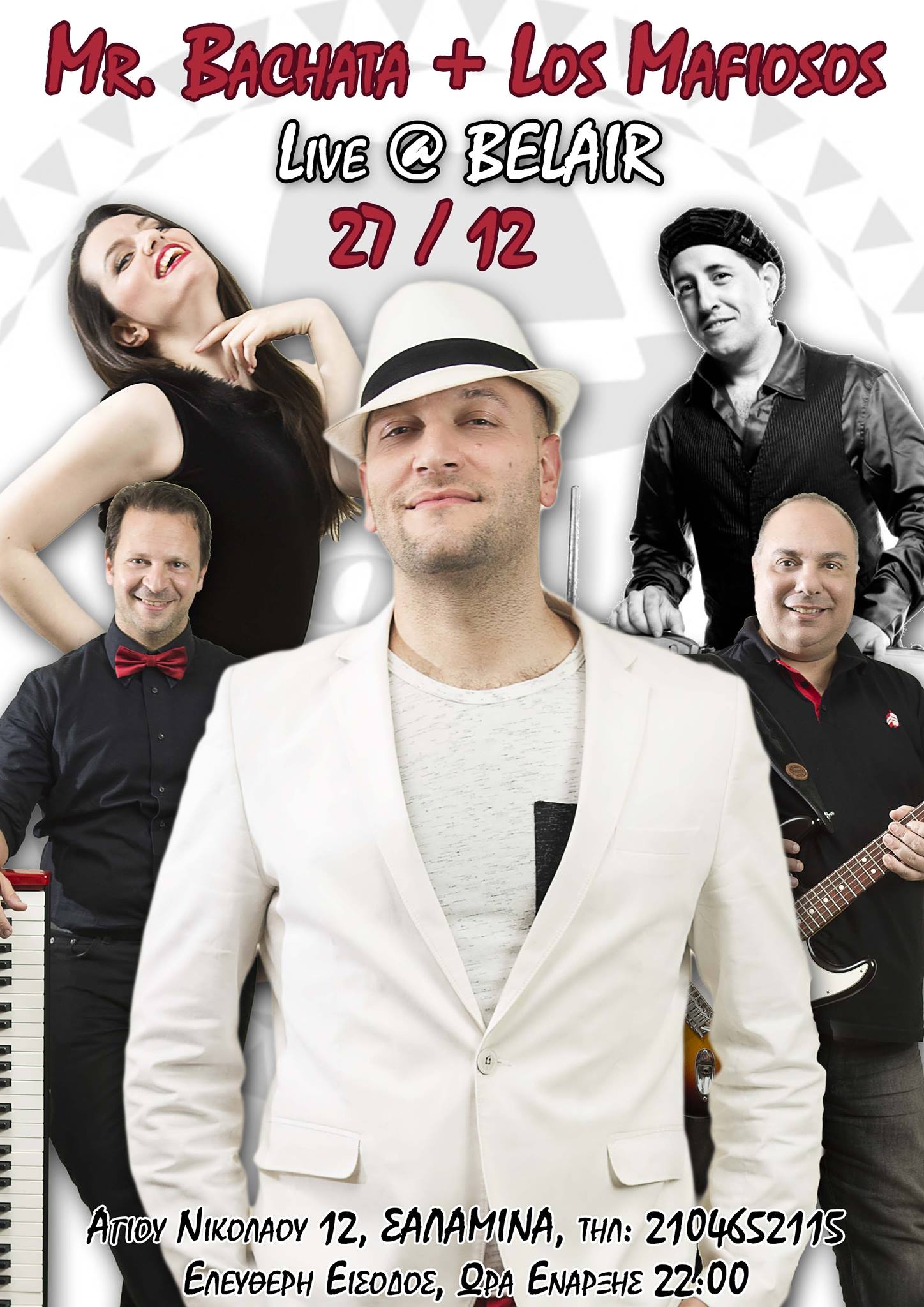 Mr. Bachata and Los Mafiosos Live at Belair 27-12