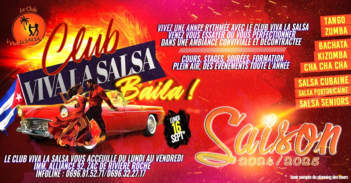 Nouvelle Saison avec le Club Viva la Salsa