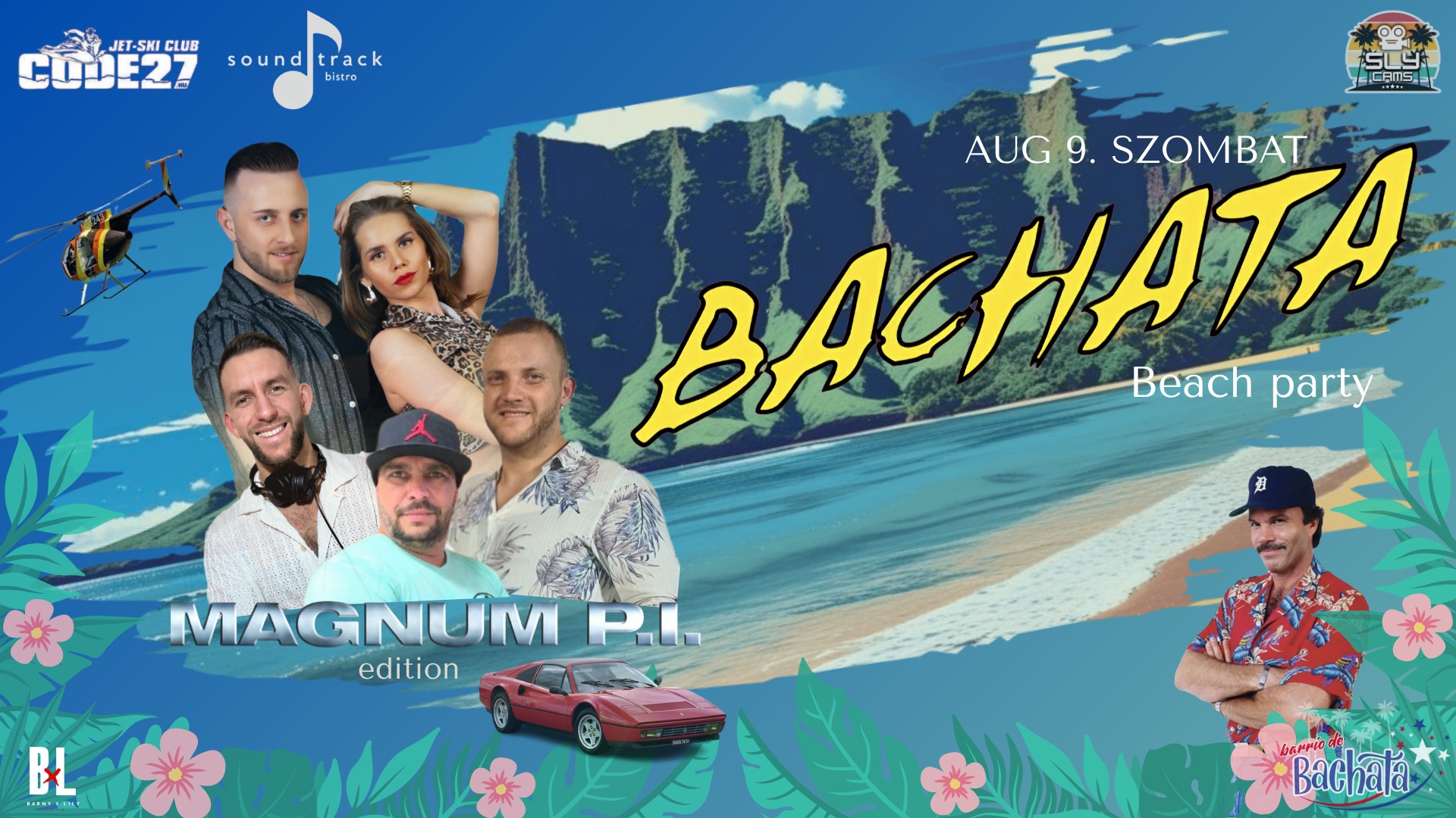 Bachata Beach Party VOL.3🌞🏖️🍹@Code27JetskiClub SoundtrackBistro🌊 - MAGNUM Edition