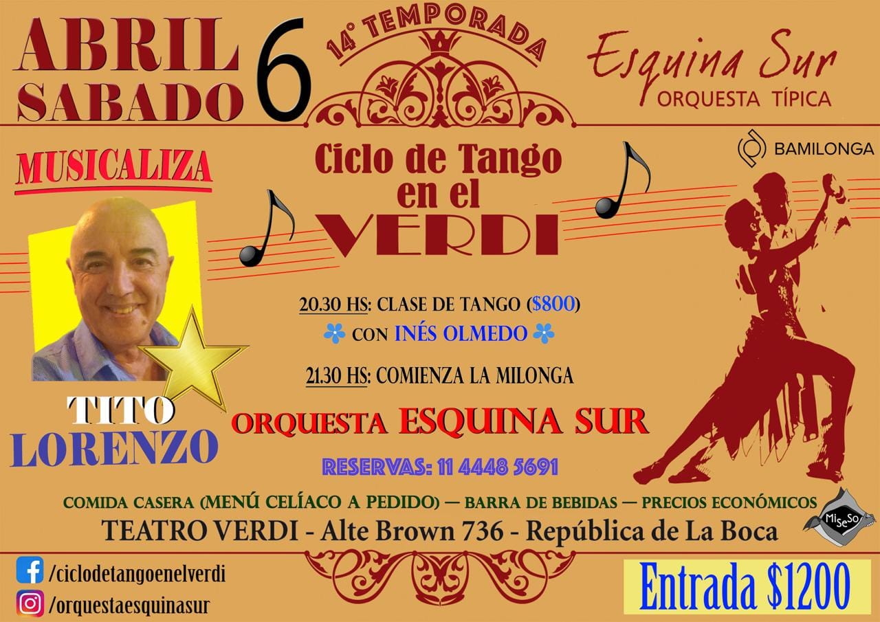 Ciclo de Tango en el Verdi