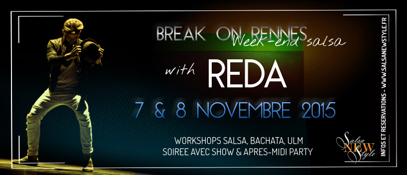 Week-end Salsa - Break on RENNES avec REDA les 7 8 nov!