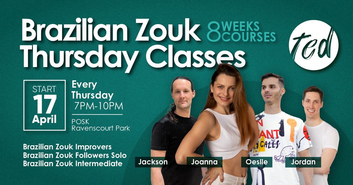 BRAZILIAN ZOUK THURSDAY CLASSES