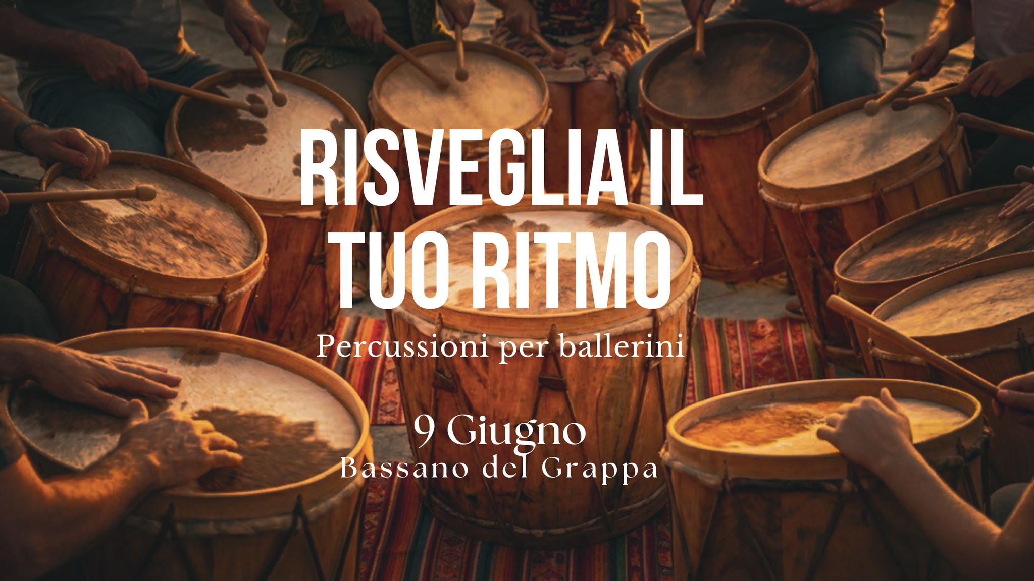 Risveglia il tuo ritmo! Lezione di percussione con Lucas E. Rodriguez