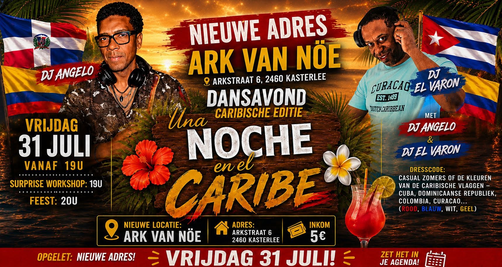 Salsa Rica Dansavond Caribisch Editie 🌴