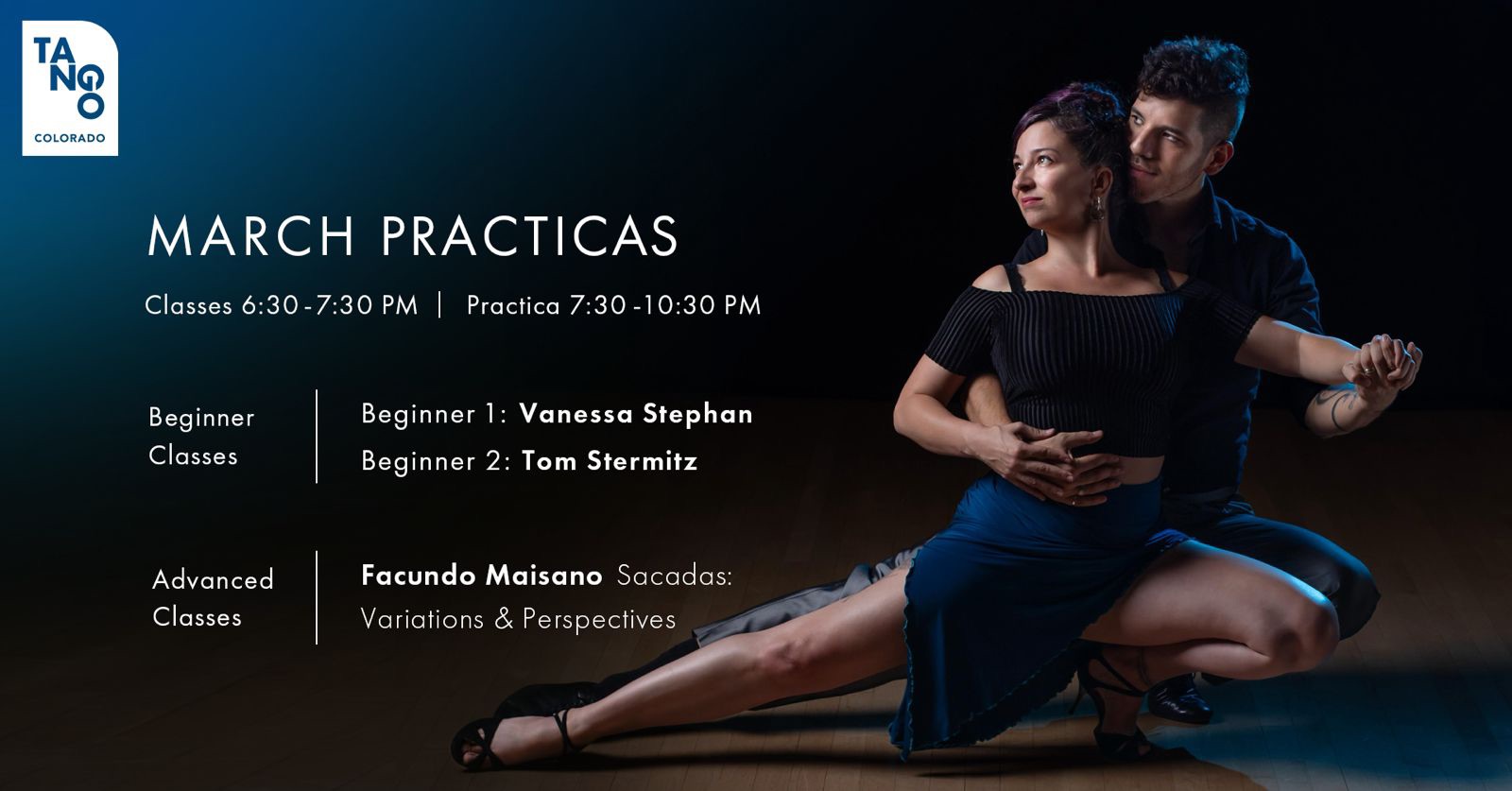 Tango Colorado Classes & Practica