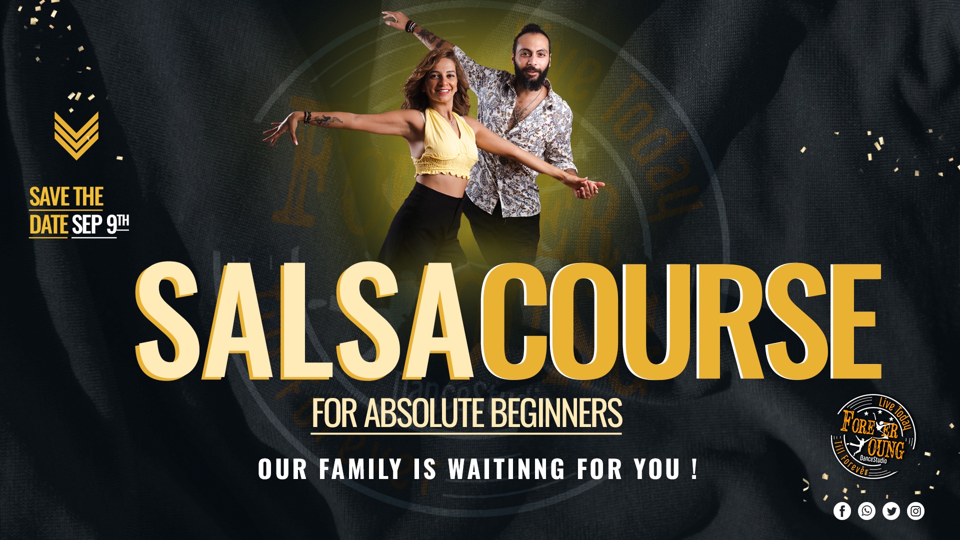 Salsa Course for absolute beginners - Heliopolis