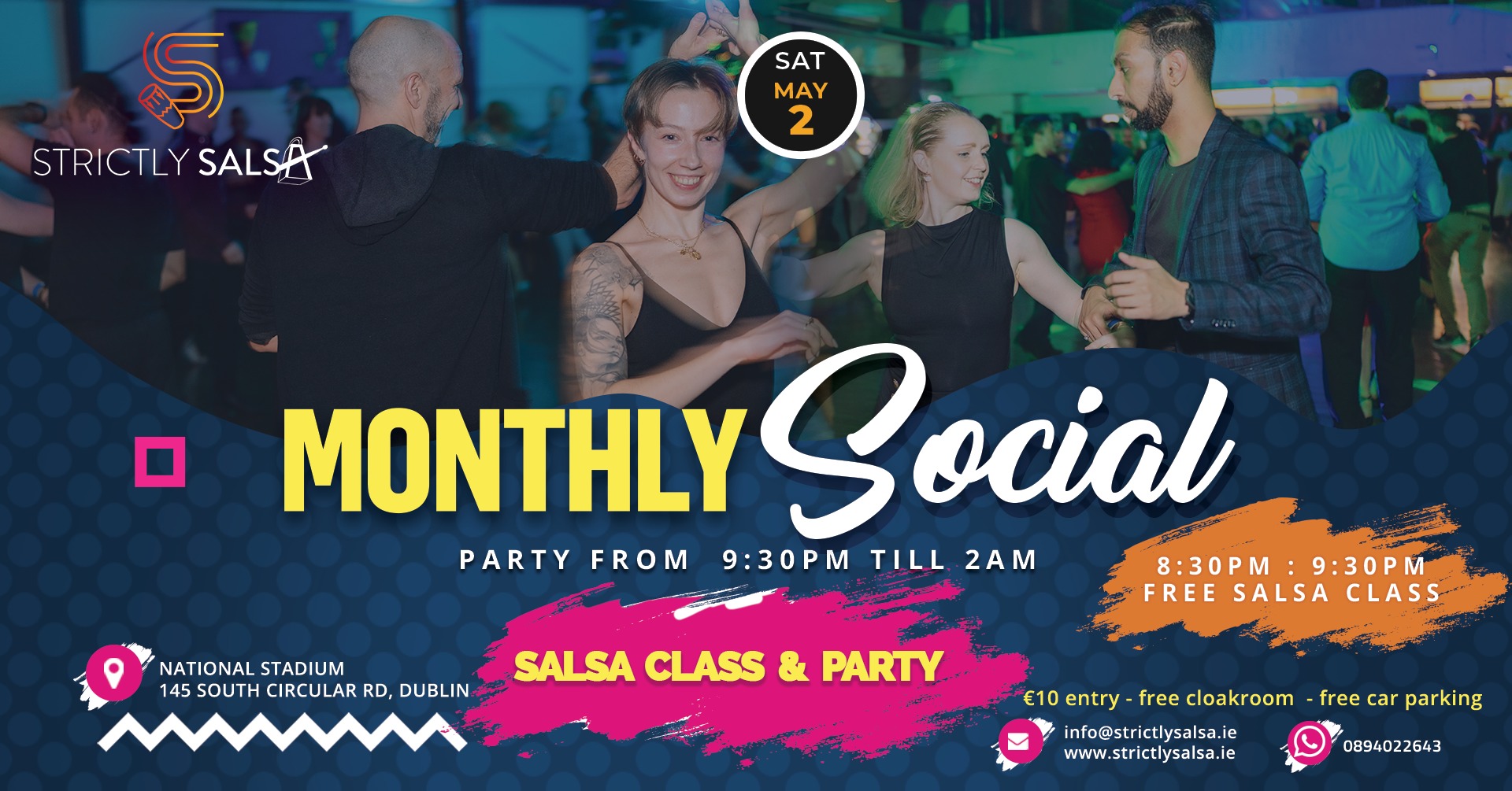 Strictly Salsa - July Monthly Social Class & Party Night