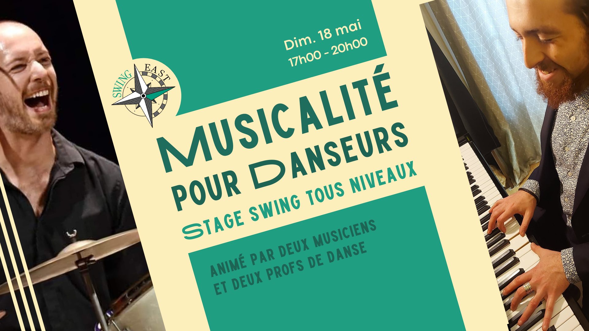 Musicalité pour danseurs - Stage swing tous niveaux