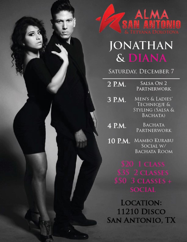 Jonathan & Diana (Alma Latina) Workshops