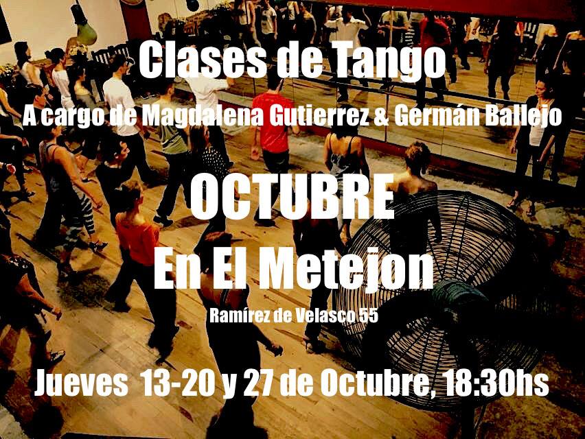 Despedimos Octubre a Puro Tango