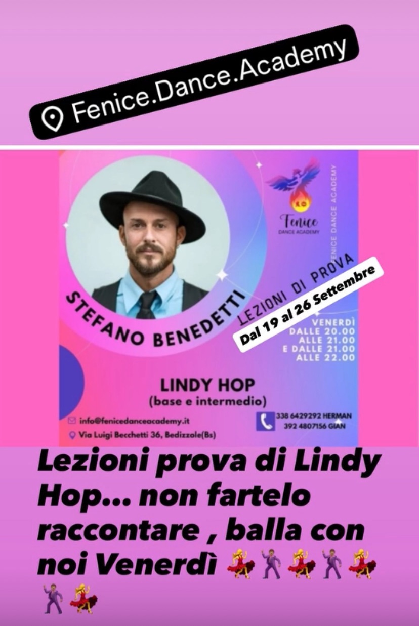 Lezioni di Prova Gratuite di Lindy Hop