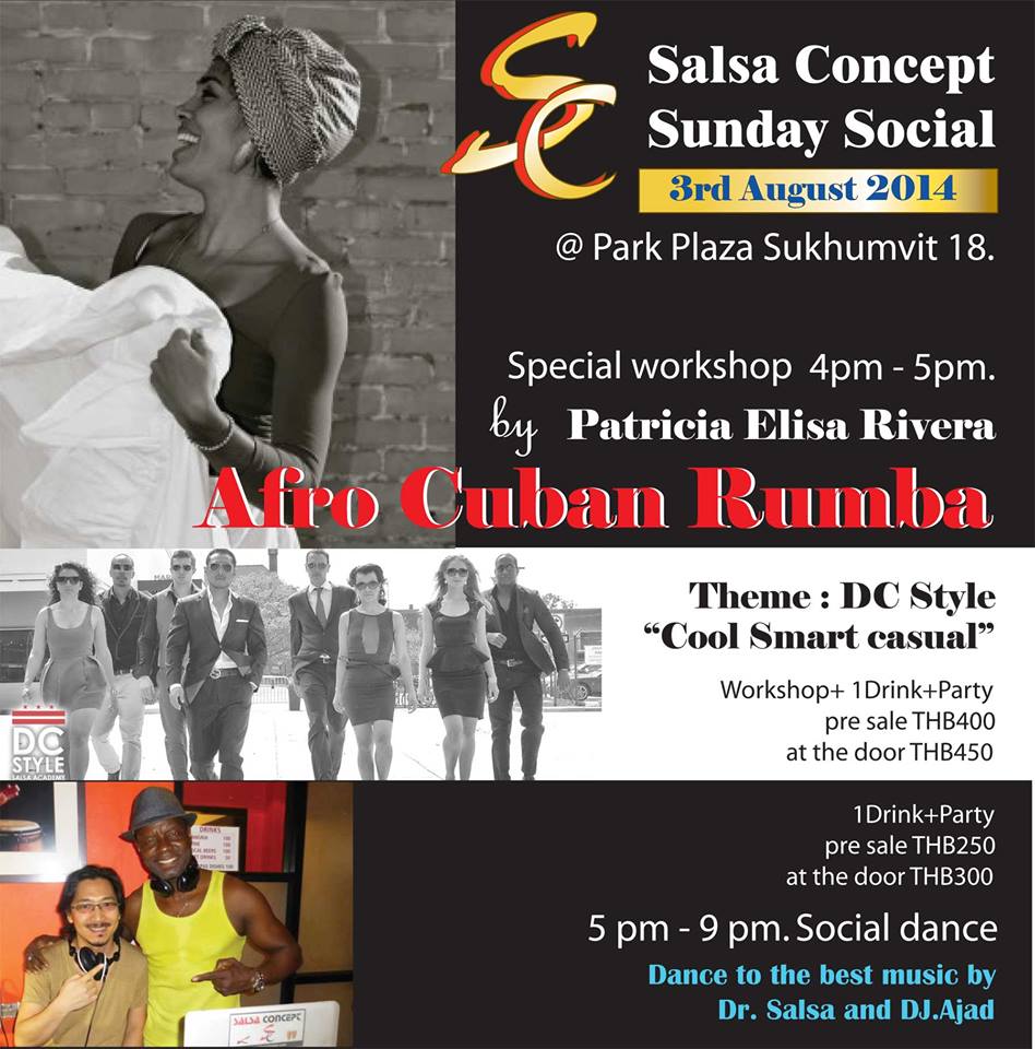 SALSA CONCEPT SUNDAY SOCIAL SPECIAL DC ACADEMY STYLE