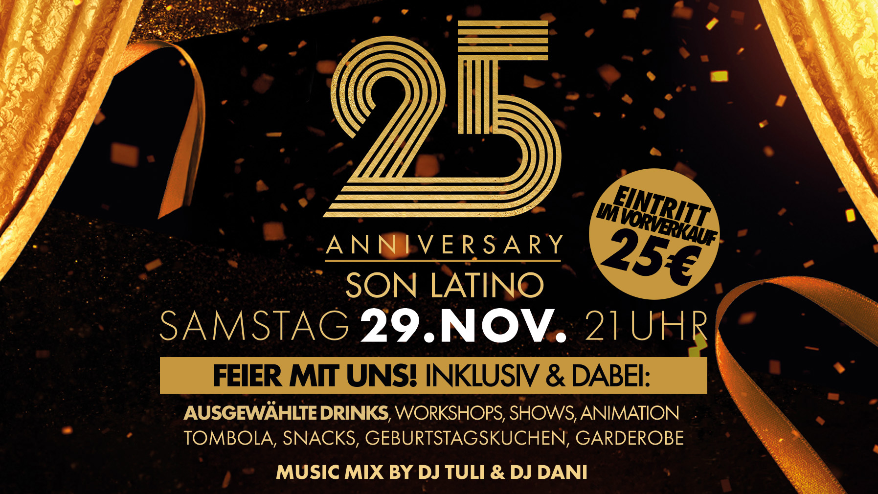 🎉✨ 25 Jahre Son Latino Jubiläumsfeier ✨🎉