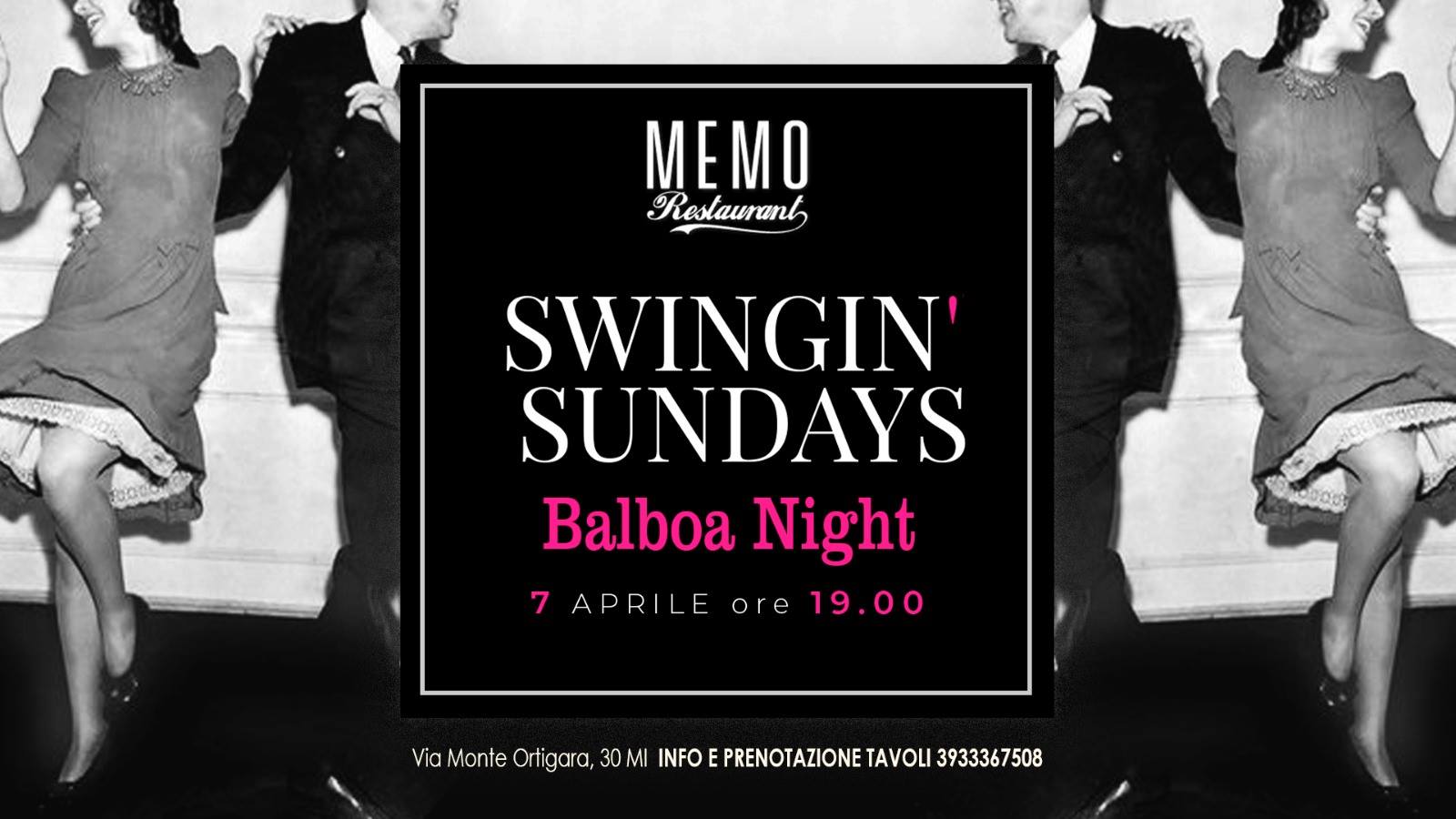 Swingin' Sundays ∼ Balboa Night