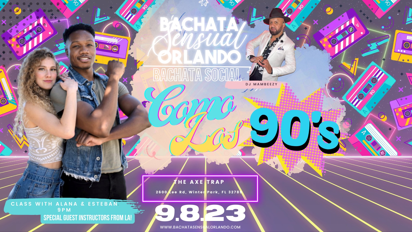 BSO Bachata Social - Friday Sep. 8 @ The Axe Trap - Como Los 90s