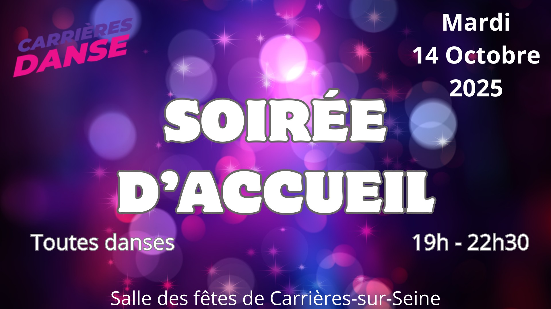Soirée d'accueil Carrières Danse