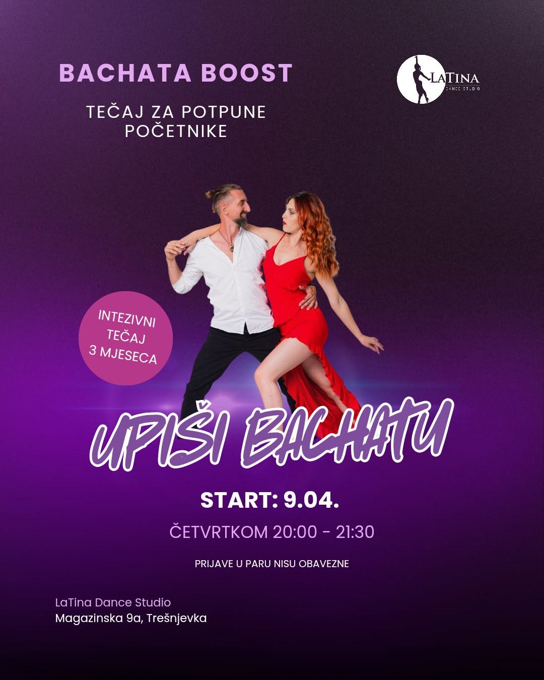 UPISI ZA POČETNIKE (BACHATA)