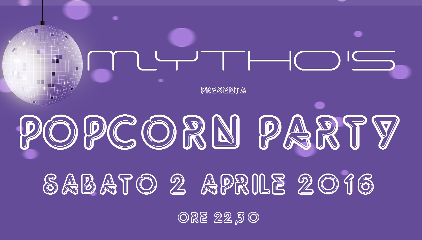 Sabato 2 APRILE MYTHO'S "La Febbre Del Sabato Sera"+"La Noche Latina"