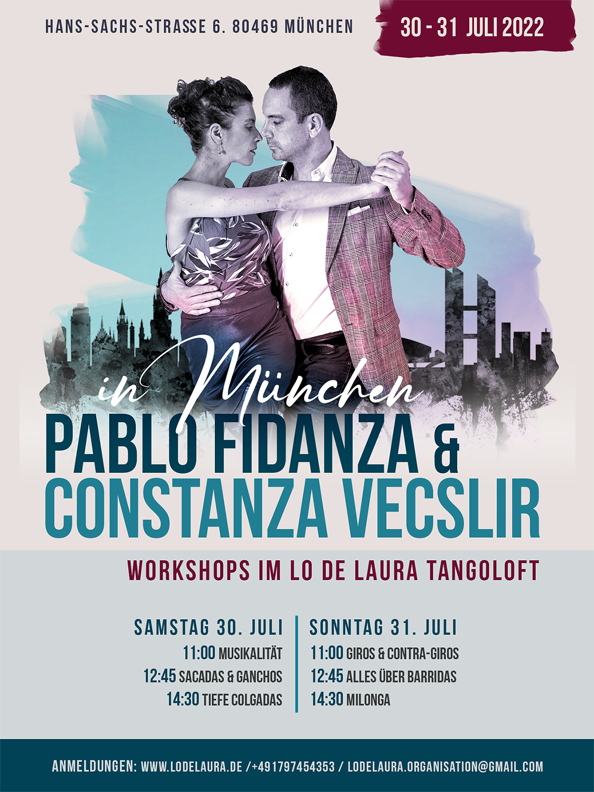 Pablo Fidanza & Constanza Vecslir im Lo de Laura Workshops & Show