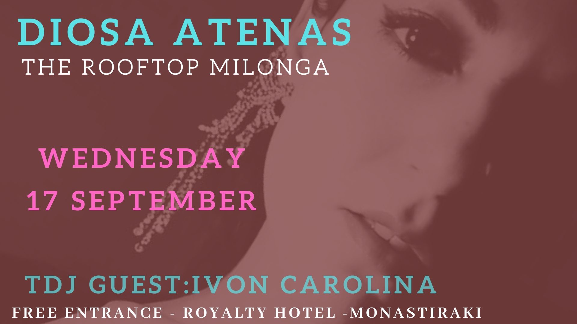 Diosa Atenas Rooftop milonga Tj Guest: Ivon Karolina