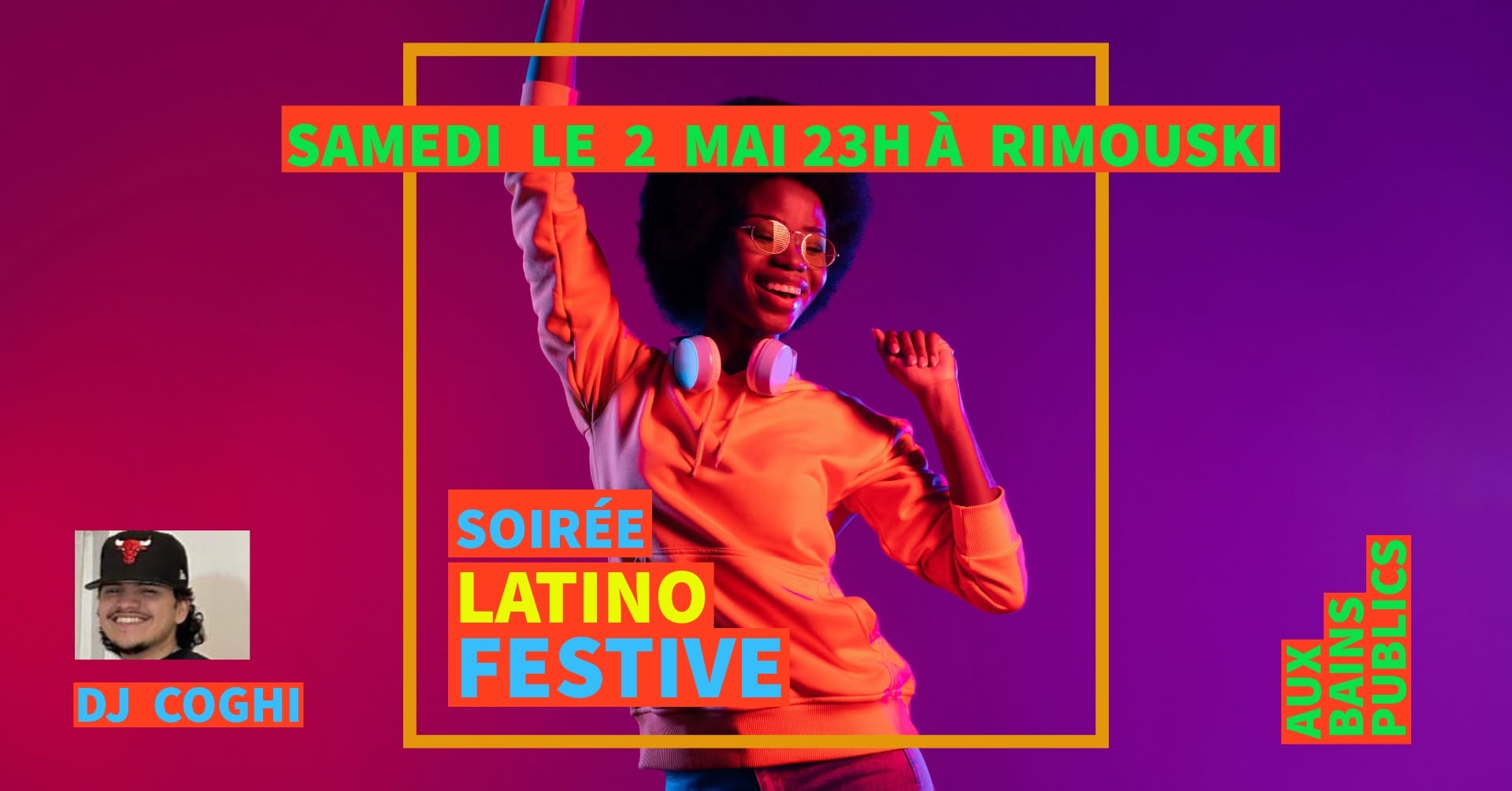 Soirée latino festive avec Dj Coghi @BAINSPUBLICS