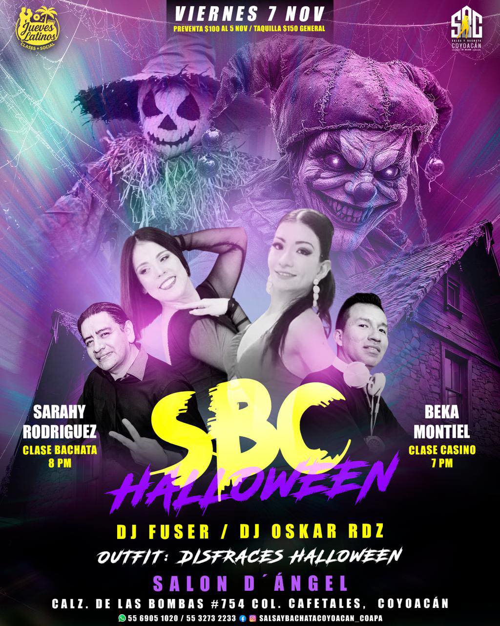 Nuestros social para el Bailador SBC Halloween