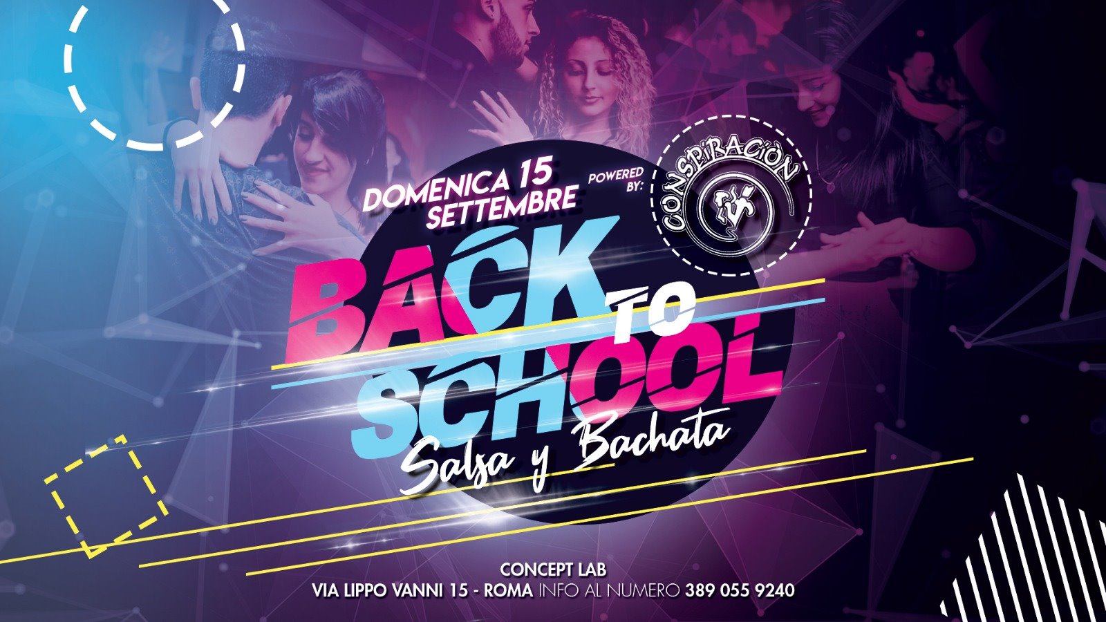 BackToSchool ● SocialDay 50%Salsa 50%Bachata ● #SerataAmodoMio