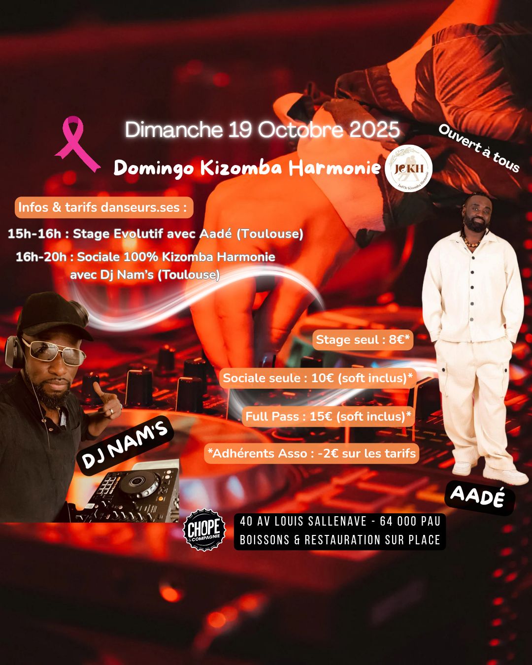 Domingo Kizomba Harmonie Chope & Compagnie